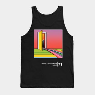 Flower Travellin' Band - Minimal Style Graphic Artwork Tank Top